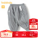 巴拉巴拉寶寶長(zhǎng)褲女童冬裝褲子休閑褲時(shí)髦洋氣舒適保暖精致有型潮 灰色調(diào)00422 90