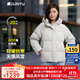 君羽戶(hù)外羽絨服男女短款新款800高蓬95絨加厚保暖白鵝絨服H52313 霜灰-女款 L 推薦男135-150斤/女110-120斤