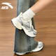 安踏女鞋運動(dòng)跑步鞋秋冬季新款復古休閑鞋厚底增高輕質(zhì)底耐磨鞋子女 復古跑鞋界白月光【小紅薯爆款】 38