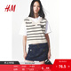 H&M女裝毛針織衫2025年秋季新款貼花紅色毛衣背心1271058 奶油色/101 Dalmatians M 165/96