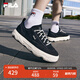 FILA 斐樂(lè )官方男子ROCK摩登帆布鞋時(shí)尚休閑鞋 黑-BK 41