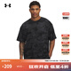 安德瑪（UNDERARMOUR）春夏Project Rock強森男子高克重運動(dòng)休閑短袖T恤1389976 黑色001 2XL