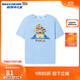 Skechers斯凱奇哆啦A夢(mèng)聯(lián)名款 男女童夏季透氣限定短袖L325K083