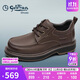 金利來(lái)（Goldlion）男鞋休閑鞋戶(hù)外休閑百搭磨砂皮工裝鞋G546430271CCA棕色43
