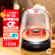 哈曼卡頓（Harman/Kardon）Aura Studio 4/5 琉璃4代/5代 360度環(huán)繞立體聲 菱形氛圍燈效 下沉式低音炮 桌面藍牙音箱 Aura Studio4黑色