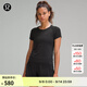 lululemon丨Swiftly Tech 女士運動短袖 T 恤 2.0 *Race LW3DZBS 黑/黑 S /6