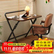 裕鄰床邊折疊電腦桌家用學(xué)習桌簡(jiǎn)易書(shū)桌寫(xiě)字桌辦公桌學(xué)生臥室床頭小桌 YLZ18-折疊桌-40*60