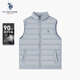 U.S. POLO ASSN.羽絨馬甲男秋冬季戶(hù)外防風(fēng)百搭坎肩保暖背心男外套 奶藍色 XL