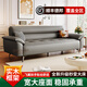 恩奉沙發(fā)床一體兩用2025新款客廳沙發(fā)小戶(hù)型沙發(fā)現代雙人位貓抓皮沙發(fā) 淺灰色(耐磨貓抓皮)防刮易清潔 【1.9M可折疊】 乳膠層/含*2抱枕