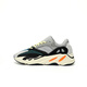 YEEZY 700 Runner V1 椰子坎耶同款男女爆米花復古休閑運動(dòng)跑鞋 EG7596 初代白灰黑水綠 40