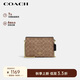 蔻馳（COACH）【品牌直供】女士小號印花單肩斜挎鏈條包 卡其棕色 CW204