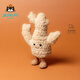 Jellycat趣味生姜毛絨玩偶柔軟食物蔬菜公仔秋冬新品生日新婚禮物 褐色 One Size