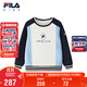 FILA斐樂(lè )兒童童裝衛衣2025年冬季男小童套頭衛衣