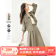 梵希蔓今年流行漂亮套裝裙女2025年早春新款氣質(zhì)通勤兩件套裙子 M5755 卡其綠 M