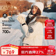 駱駝（CAMEL）【王俊凱同款】戶(hù)外羽絨服男女中長(cháng)款700蓬防潑水加厚御寒外套