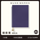 MUSEMARKS浪漫紫系列A5簡(jiǎn)約筆記本本子軟皮高顏值商務(wù)加厚橫線(xiàn)日記本工作辦公用會(huì )議記錄記事本定制可印logo 暗夜紫-A5橫線(xiàn)