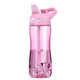 美國Melais防漏吸管杯大人便攜運動(dòng)水杯大容量女塑料健身成人杯子 580ML粉色