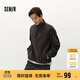 森馬（Semir）衛衣男搖粒絨冬季半開(kāi)襟繡花情侶裝時(shí)尚百搭立領(lǐng)上衣101724116215