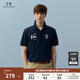 Teenie Weenie小熊男裝簡(jiǎn)約風(fēng)POLO衫白色夏季休閑半袖T恤短袖 藏青色 L 175