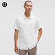 lululemon丨Airing Easy 男士短袖襯衫 透氣速干芯吸 LM3DK7S 明亮白 M