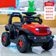 babypure shine兒童電動(dòng)車(chē)手推車(chē)四輪遙控越野車(chē)小孩充電男女寶寶玩具車(chē)可坐人 紅單驅音樂(lè )電動(dòng)款+禮包