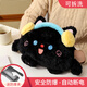 LNGA LANDGRE熱水袋充電式可愛(ài)女生用冬天敷肚子暖寶寶毛絨可拆洗卡通暖手寶套 【手提款】快樂(lè )跑步黑貓【智能防爆】