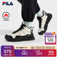 FILA 斐樂(lè )官方滿(mǎn)天星中幫加絨老爹鞋女鞋休閑鞋2025冬保暖厚底運動(dòng)鞋