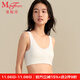 曼妮芬學(xué)生背心款內衣少女青春期初中生舒適文胸 010 白色 165 5 L