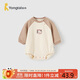 童泰（TONGTAI）嬰兒包屁春秋男女寶寶衣服兒童連體哈衣TS41Q089-DS駝色73cm