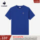 樂(lè )卡克法國公雞夏季圓領(lǐng)短袖T恤 L242UECA0302 法國藍色 M