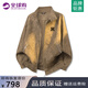 GUOCILRN美式潮牌外套男女款秋冬季復古大碼寬松棒球服飛行員PU皮衣夾克衫 咖啡（NE01） XL （推薦體重120-145斤）