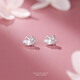 蔓笙S999純銀輕奢小貓耳釘女2026甜美可愛(ài)時(shí)尚小眾設計感閃鋯耳骨釘 S999足銀貓咪耳釘【一對】
