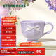 星巴克（Starbucks）杯子 花園舞曲系列陶瓷馬克杯 高顏值桌面咖啡杯男女中秋國慶禮物 蝴蝶結款馬克杯296mL
