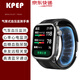 KPEP【醫療旗艦】高精準氣囊測血壓手表評估尿酸血糖手表健康監測心率血氧睡眠藍牙通話(huà)送父母健康手表 黑色 【方形屏幕】氣泵血壓健康手表