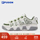 FILA FUSION斐樂(lè)潮牌男鞋復(fù)古籃球鞋2025冬季新款時(shí)尚休閑運(yùn)動(dòng)鞋 雪白/花園綠-SG 41