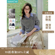 茵曼老錢(qián)風(fēng)POLO領(lǐng)洋氣針織衫秋冬女裝打底長(cháng)袖毛衣上衣 格調灰 M 
