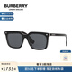 BURBERRY博柏利巴寶莉簡(jiǎn)約眼鏡顯臉小男款太陽(yáng)鏡墨鏡0BE4337F 379887深灰色鏡片