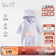 戴維貝拉（DAVE＆BELLA）新生兒連體衣初生嬰兒外出服男女寶衣服0-6個(gè)月秋冬新年爬服 獨(dú)角獸【現(xiàn)貨】DB4236421 80cm （建議身高73-80cm）