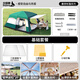 北極狼（BeiJiLang）帳篷戶(hù)外露營(yíng)防雨過(guò)夜兩室一廳大空間雙層防曬大帳篷野營(yíng)裝備全套 墨綠色【基礎套餐】 小號4-6人【310*210*180CM】
