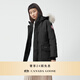 加拿大鵝（Canada Goose）Trillium 女士 Fusion Fit 版派克大衣休閑外套大鵝羽絨服 6660LA 61 黑色 M