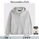 ABERCROMBIE & FITCH男裝女裝情侶裝25春季經(jīng)典小麋鹿運動(dòng)風(fēng)寬松連帽衛衣KI122-5251 淺麻灰色 M (180/100A)