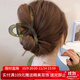 向晚 發(fā)夾發(fā)卡磨砂綠色發(fā)夾女優(yōu)雅抓夾后腦勺鯊魚(yú)夾百搭氣質(zhì)發(fā)卡夾子
