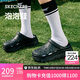 斯凱奇（Skechers）洞洞鞋女士秋季涼拖鞋泡泡鞋厚底增高外穿沙灘鞋踩屎感