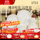 CORELLE康寧餐具美國進(jìn)口瑰金時(shí)光高顏值輕奢餐具家用湯飯碗盤餐具套裝 【高端禮盒】瑰金時(shí)光 32件套