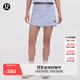 lululemon丨Graphic Pace Rival 女士運動(dòng)圖案款中腰短裙 *長(cháng)款 LW8AOAS 粉筆藍 S