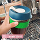 keepcup 玻璃杯咖啡杯便攜女水杯彩環(huán)透明隨手杯隨行杯冷萃外帶杯高顏值 海底世界-中號340ml