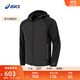 亞瑟士ASICS男子跑步拼接羽絨夾克保暖羽絨夾克 2011D473-001 黑色 L