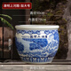 君閔陶瓷大缸魚(yú)缸庭院荷花缸睡蓮缸字畫(huà)收納缸古法養魚(yú)魚(yú)缸陶 清明上河圖-加大號(直徑90cm)
