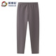英博倫兒童秋褲純棉a類(lèi)男女童保暖褲冬季加厚中大童男孩全棉打底 81606灰色 170