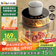 小熊（Bear）絞肉機家用 絞餡機碎肉機電動(dòng)多功能料理攪拌機 肉餡蒜蓉機 可調粗細攪肉機2L懸浮雙刀QSJ-F03X2